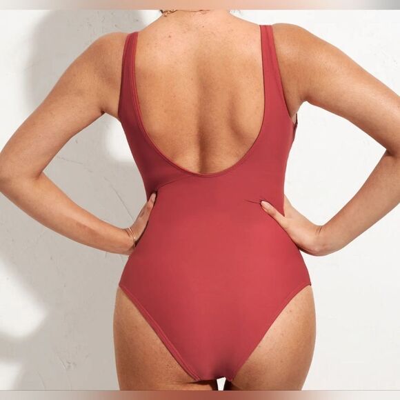 Lace up Backless One piece by Cupshe size Lrg - Picture 3 of 6